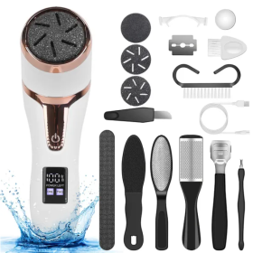 17Pcs Electric Foot Callus Remover