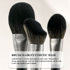 High-quality Makeup Brushes With Wooden Handles, Premium Natural 10pcs Makeup Brushes.
