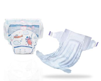 Pack of 27 Disposable Baby Diapers. Unisex Diapers Over 27 lbs Breathable and Lightweight Maximum Absorbency Leak Protective Flexible Waist 16.1