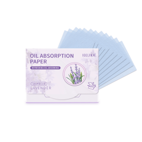 EELHOE Convenient Oil Blotting Paper, With Powder Puff Mirror Face Blotting Paper Refreshing Oil Control, Oil Removal And Makeup