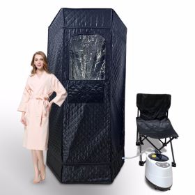 Sauna Box XL Portable Sauna Portable Sauna for Home with 4L Steam Generator Equipped with Remote Control Saunabox Sauna Chair Suitable for at Hom