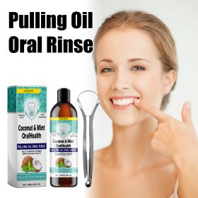 Oral Cavity Coconut Oil Mouthwash Removes Stains, Freshens Breath, Cleanses Mouth, Cares For Gums