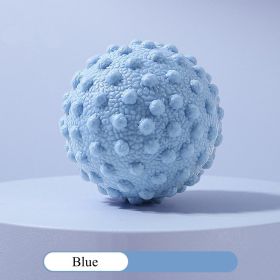 Yoga Body Massager Ball, Manual Yoga Massager Ball For All Over Body Trigger Point Care, Muscle Relaxation (Color: Blue)
