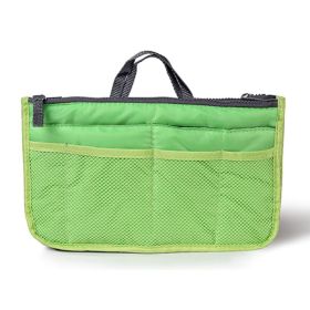 Women Lady Travel Insert Handbag Organiser Makeup Bags (Type: Makeup Bags, Color: Green)