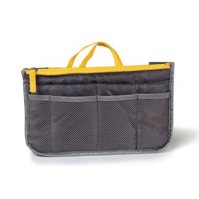 Women Lady Travel Insert Handbag Organiser Makeup Bags (Type: Makeup Bags, Color: Gray)